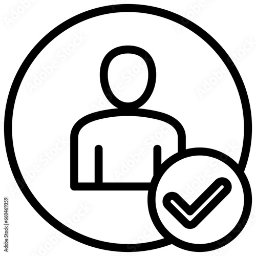 Profile Outline Icon