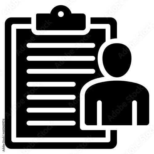 Curriculum Vitae Glyph Icon