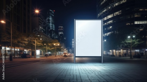 Nocturnal office building w...