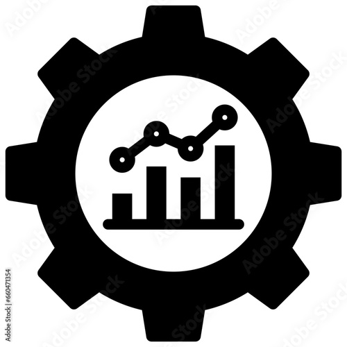 Business Management Glyph Icon