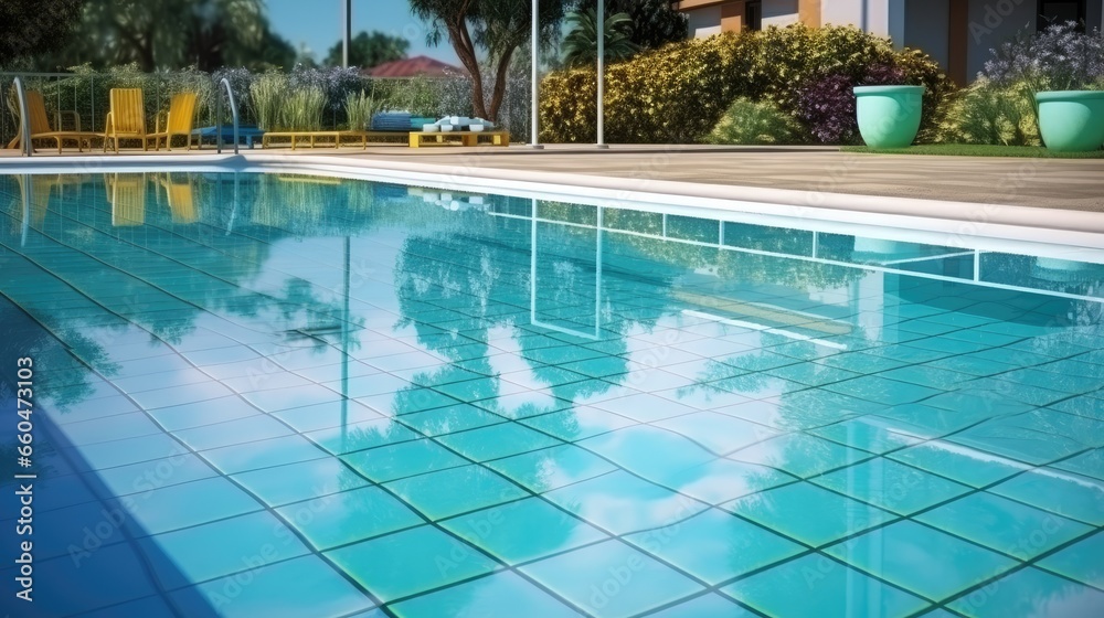 Pool maintenance grid for cleanliness and hygiene