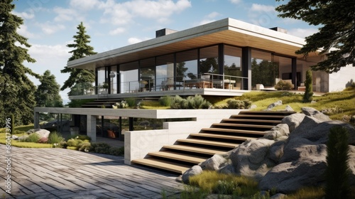 Stunning contemporary home ...