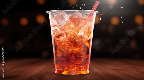 Realistic transparent dispo...