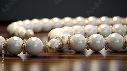 Muslim white pearls
