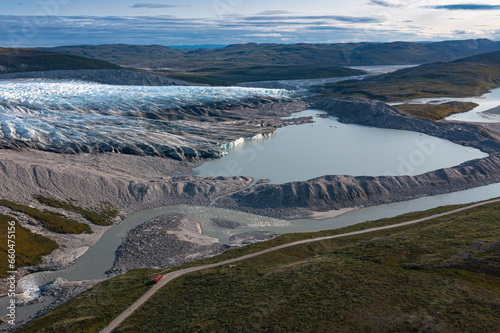 greenland russell glacier photo