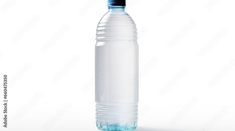 Fototapeta premium Water bottle isolated on white surface