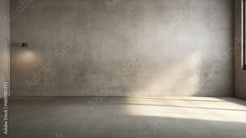 3d render of empty concrete room © Cybonad