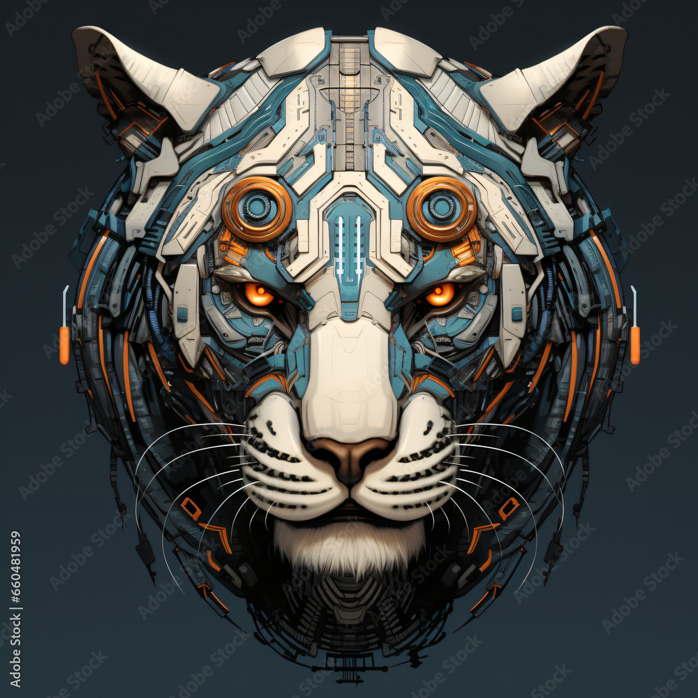 A tiger head