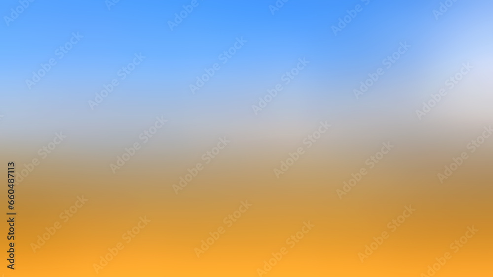 Abstract backdrop bright light blue gray and yellow blurred background.
