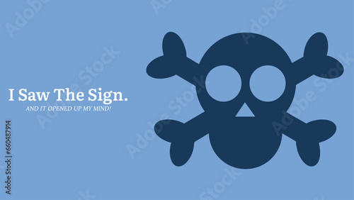 Background skull and crossbones