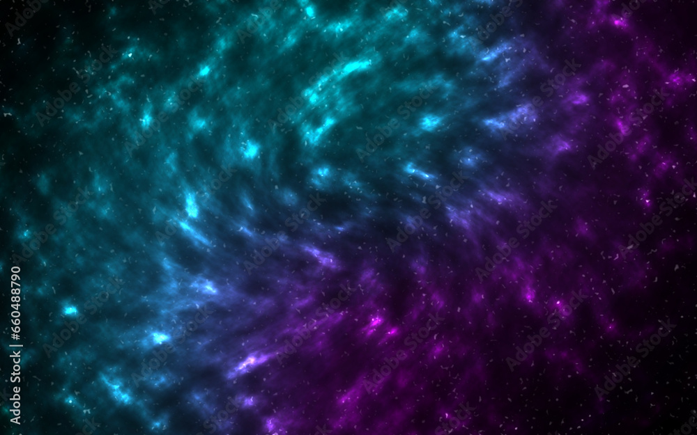 Obraz premium Spiral galaxy space ilustration.