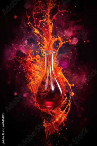 magic health potion chemistry chemical - by generative ai
