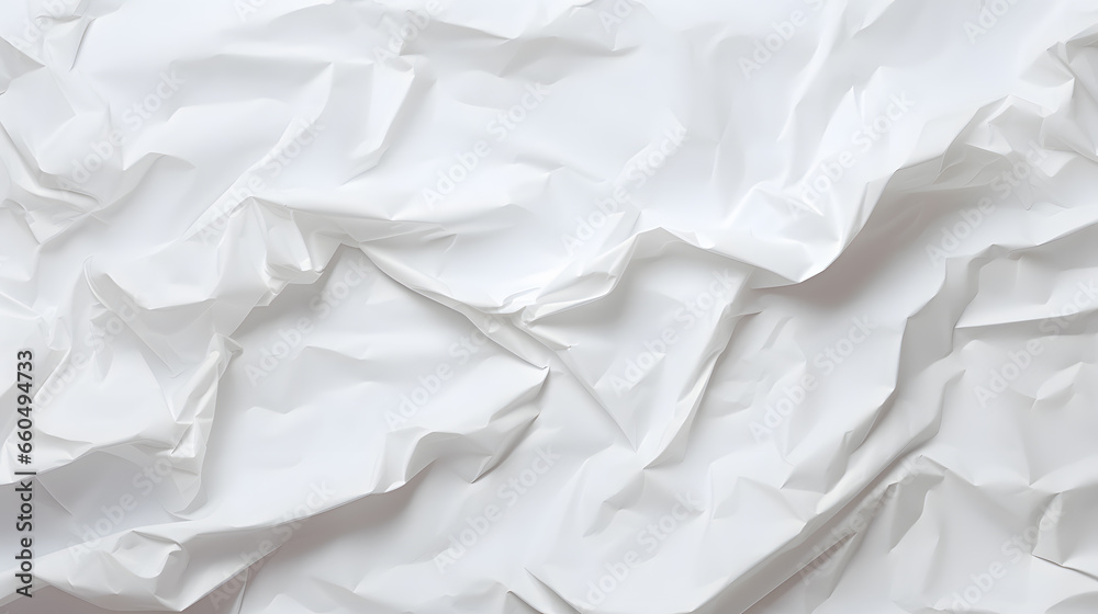 White paper crumpled texture background White paper crumpled texture background