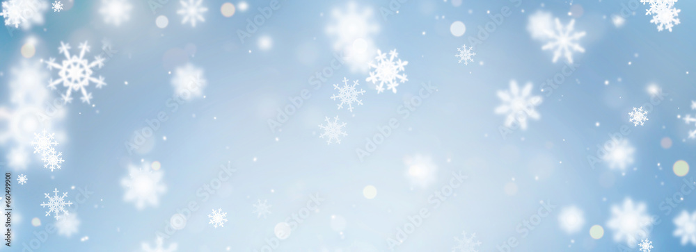 abstract light blue winter background with snowflake pattern, greeting card illustration concept banner with space for text or product presentation abstract light blue winter background with snowflake pattern, greeting card illustration concept banner with space for text or product presentation