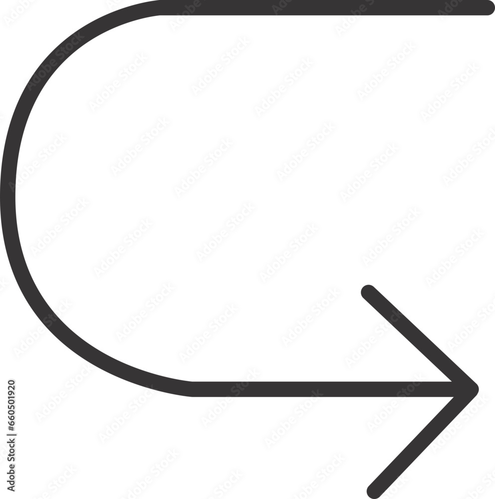 arrow sign outline flat vector arrow sign outline flat vector