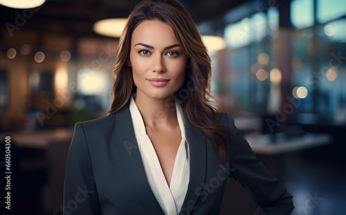 portrait of a businesswoman, Generative AI