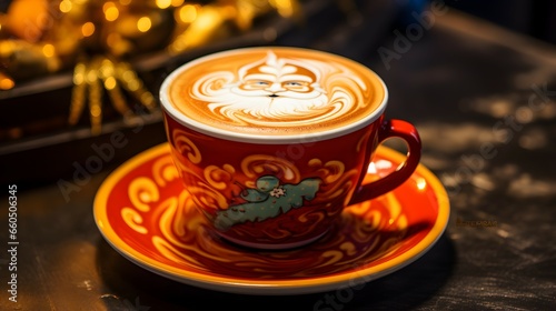 cup of christmas latte