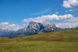 Il Sassolungo e il Sassopiatto dall'Alpe di Siusi