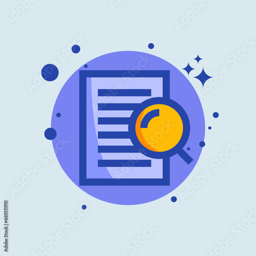 Review flat illustration. Assessment signs vector illustrtion.