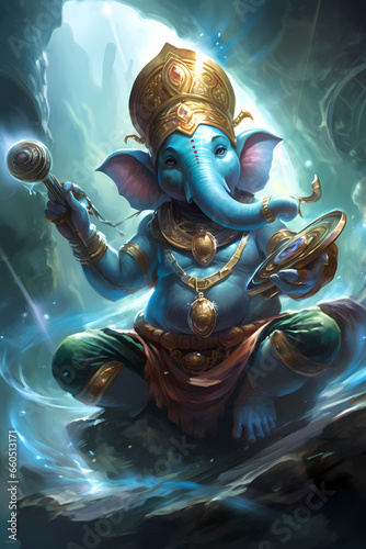 Ganesha! Template / Banner for your best design © MDQDigital