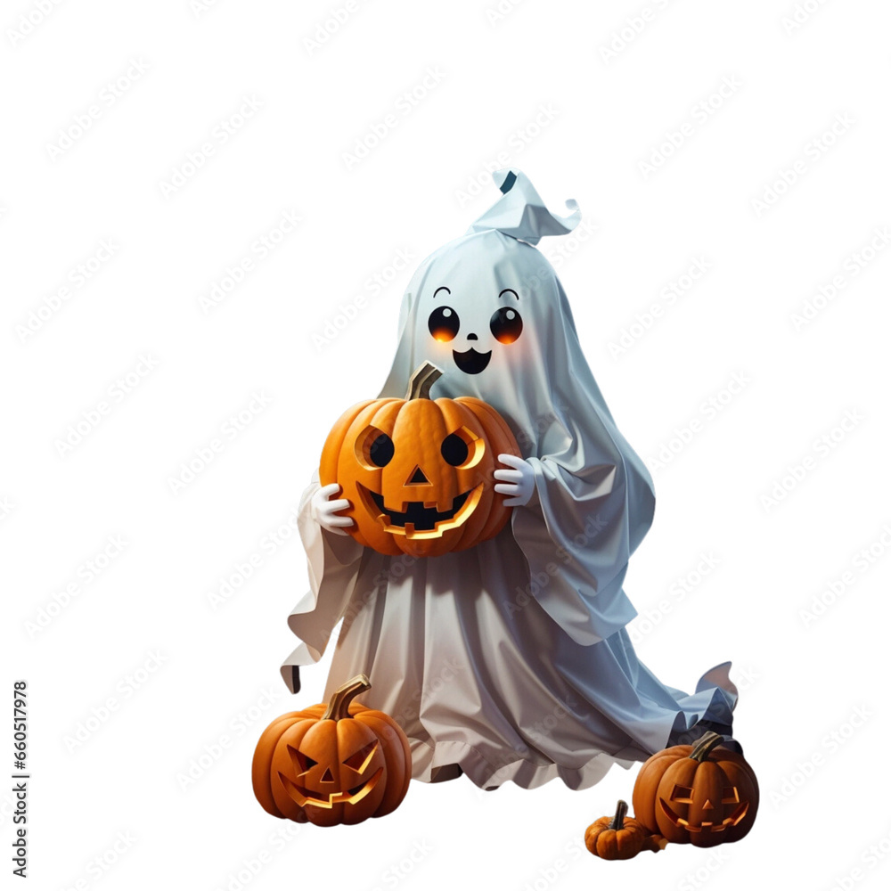 cute halloween ghost