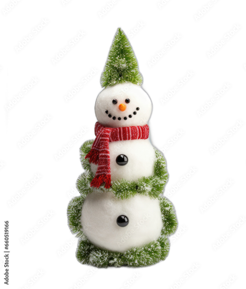 Jingle Bell Joy: A Festive Christmas Tree Toy Extravaganza on Transparent Background