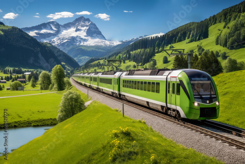Stunning views of train routes through mountains forests and countryside 