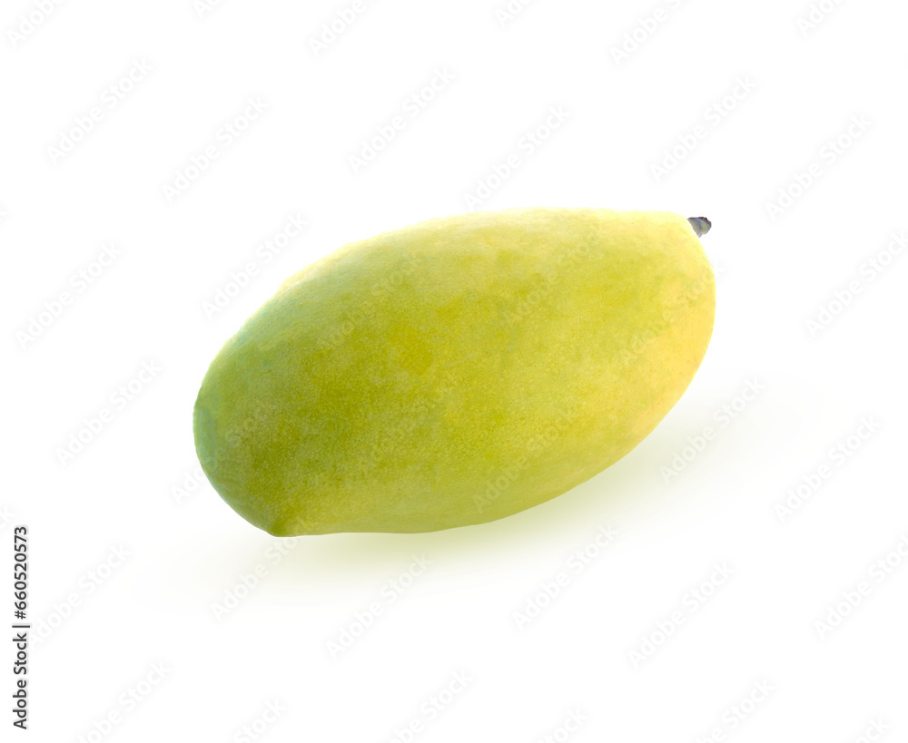 mango fruit on on white background.