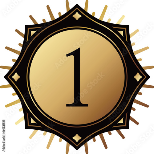 ナンバーワンのエンブレム