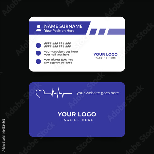 Wallpaper Mural Business card design for medical doctor Torontodigital.ca