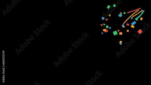 Pack with 7 Confetti Explosion animation  4K |Transparent Background | Green Screen | ProRes4444
Popping from the center, left down, left up, right down, right up, left and right down, successful icon