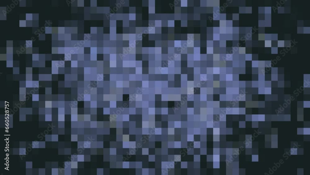 Blue Pixel background static noise background 