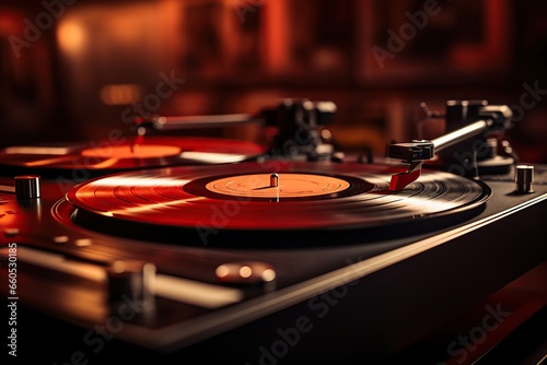 Vinyl record player