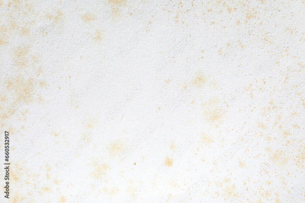 Old Grey paper background texture with rustic stain yellow dots