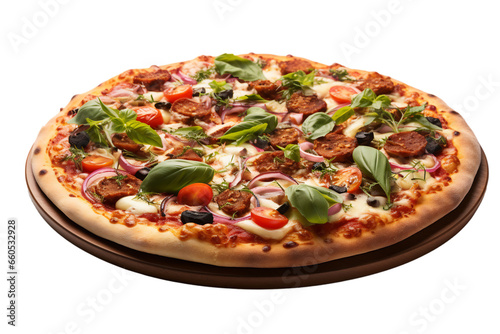 pizza, food, cheese, italian, isolated, tomato, crust, meal, dinner, mozzarella