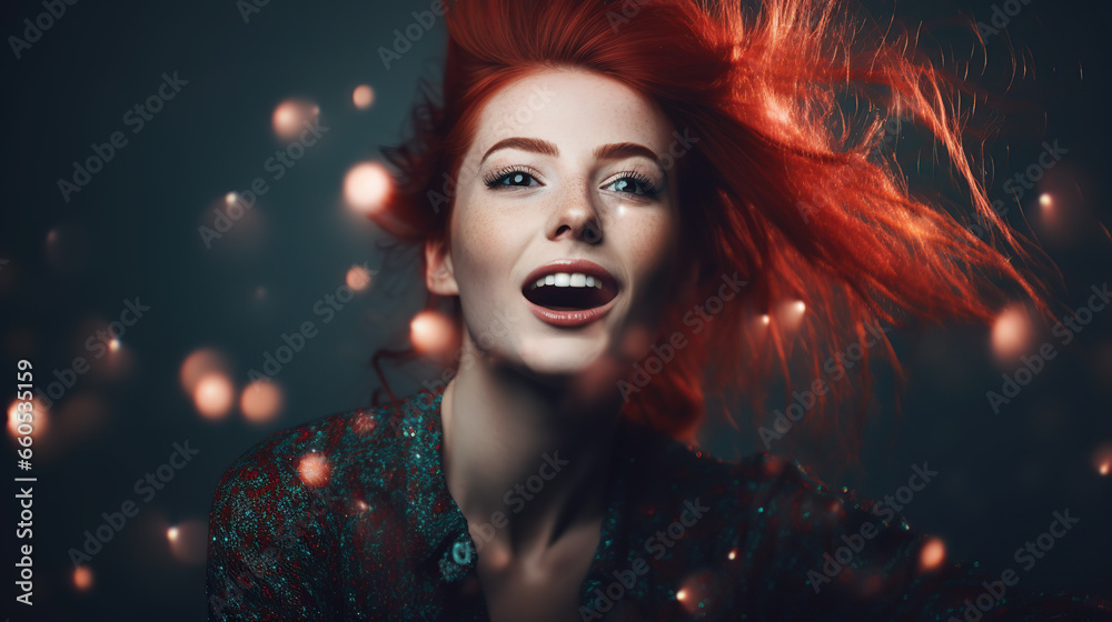 Naklejka premium portrait of a woman