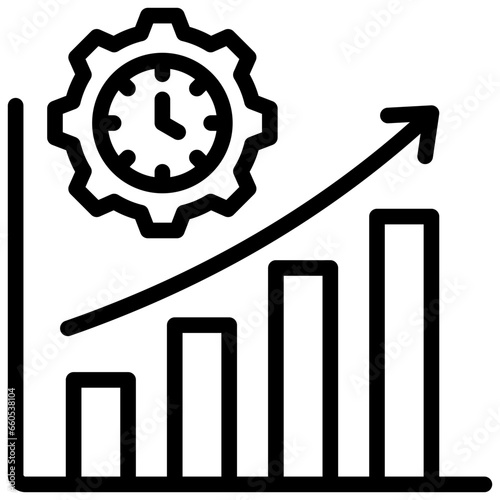 Growth Outline Icon