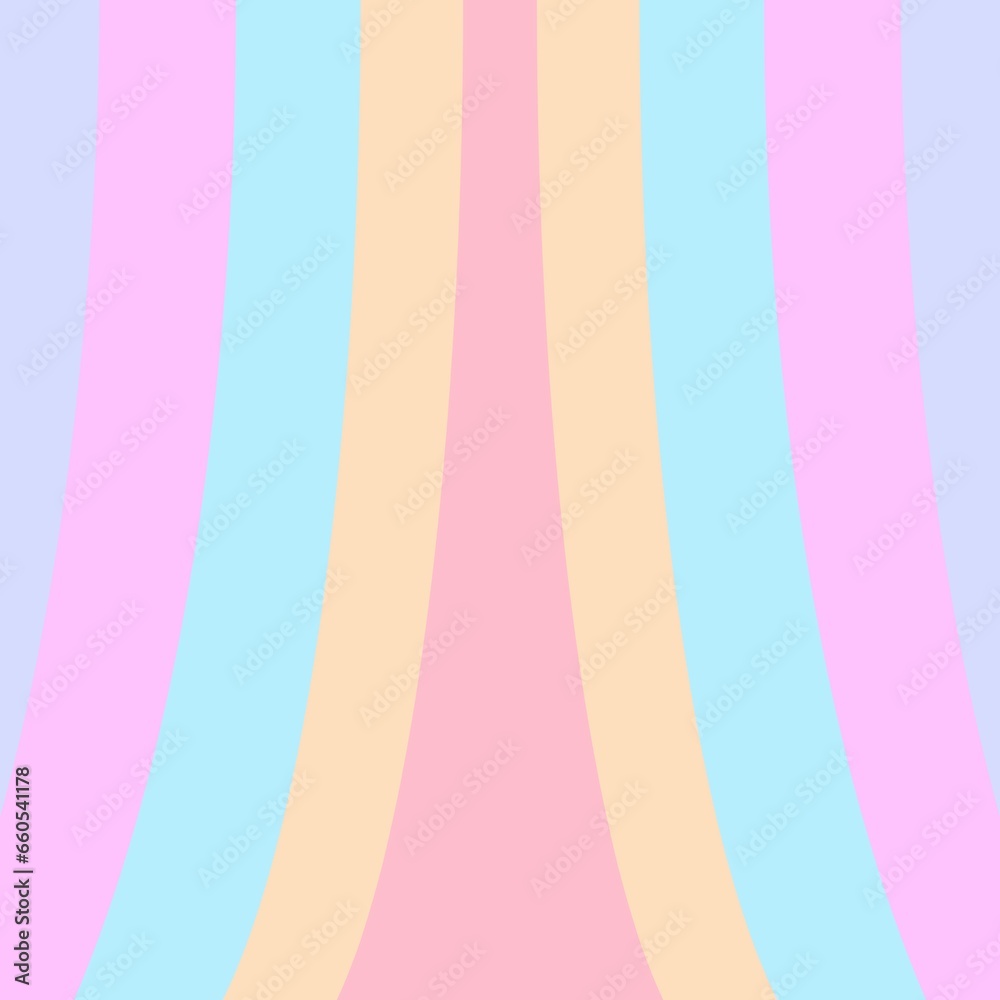Abstract striped background with pastel color palette