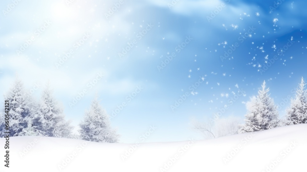 Winter background concept (Copy space)