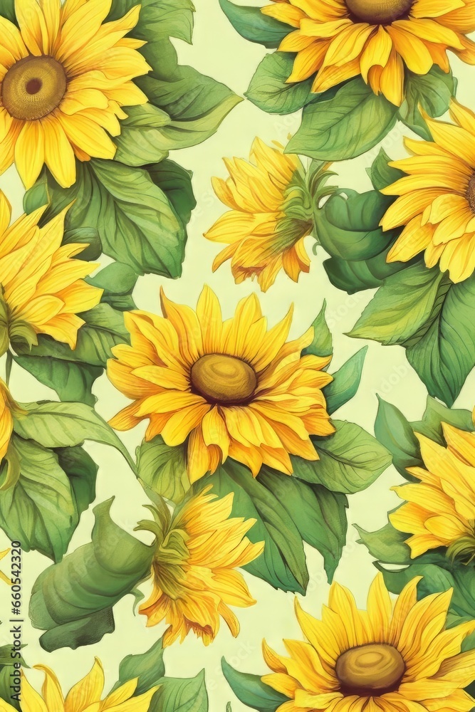 sun flowers pattern, sun flowers background sun flowers pattern, sun flowers background