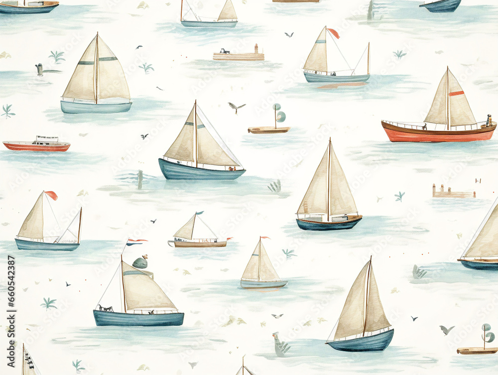 A vintage-inspired collection of nautical scenes showing boats and ships, captured in raw format.
