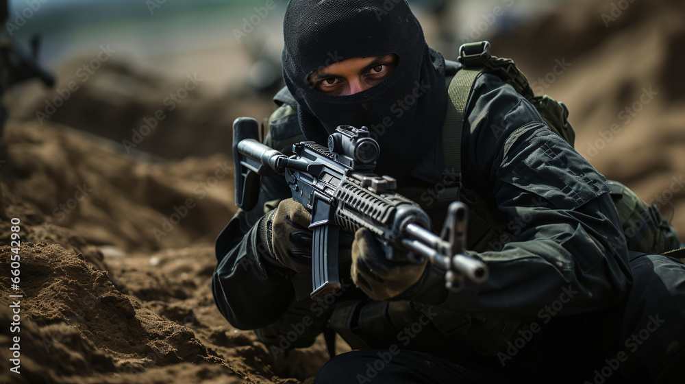 Duty and Resolve: A Palestinian Soldier Defending His Homeland Duty and Resolve: A Palestinian Soldier Defending His Homeland