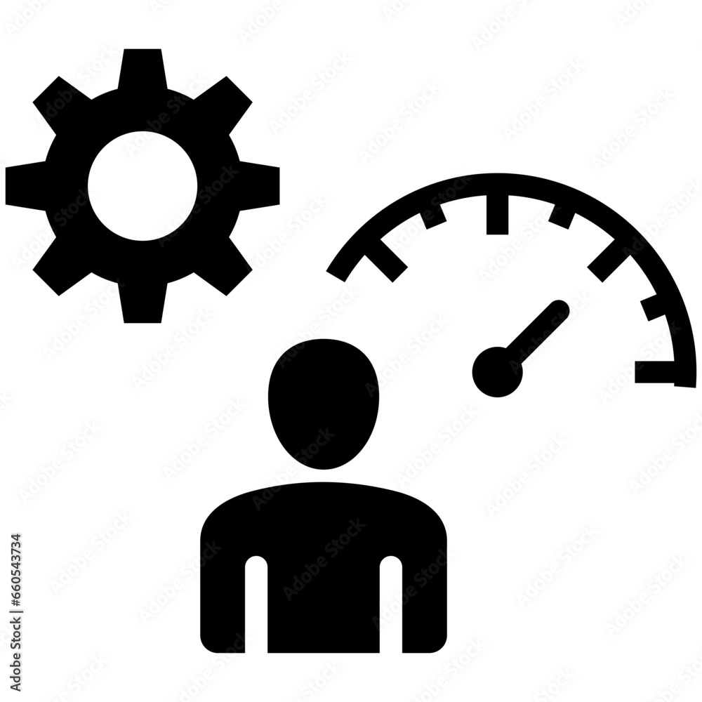 Workload Glyph Icon Workload Glyph Icon
