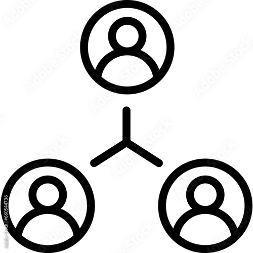 Coordination Outline Icon