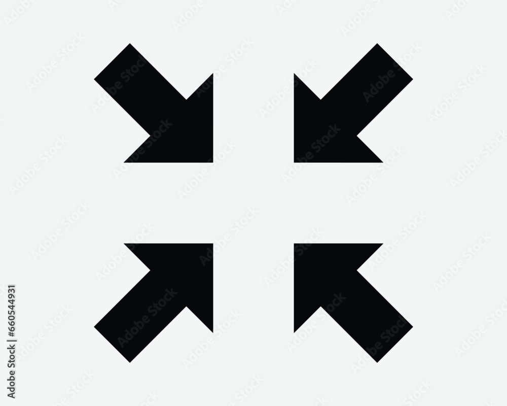Zoom Out Icon 4 Arrows Arrow Point Pointer Gesture Aim Target Location Position Navigation In Black White Shape Line Outline Sign Symbol EPS Vector Zoom Out Icon 4 Arrows Arrow Point Pointer Gesture Aim Target Location Position Navigation In Black White Shape Line Outline Sign Symbol EPS Vector
