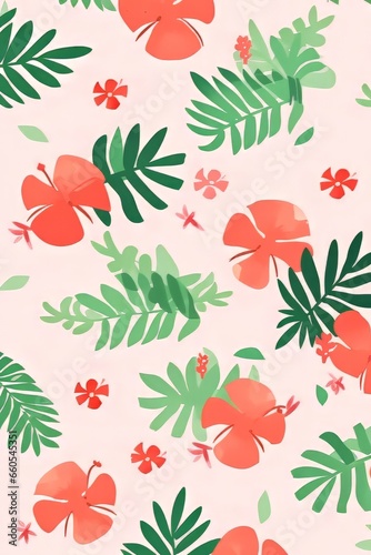 seamless pattern with flowers