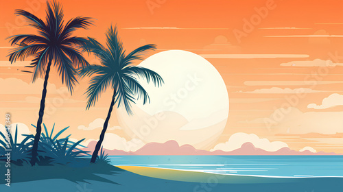 Painting for use as a background in summer © STOCK PHOTO 4 U