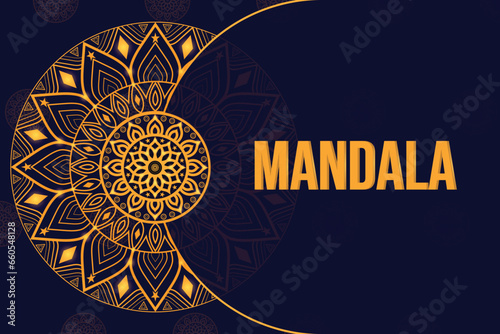 Luxury mandala background with ornament