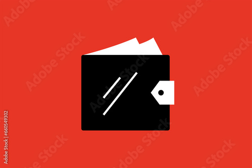 Free Download wallet with money illustration.  Vector illustration. - GFXLoad