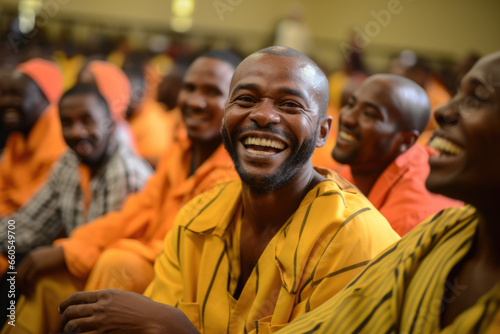 Former prisoners embracing freedom on Human Rights Day  © fotogurmespb
